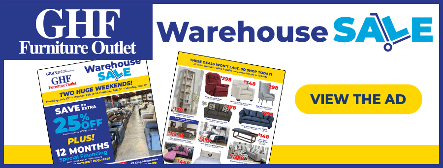 Warehouse sale - View the ad